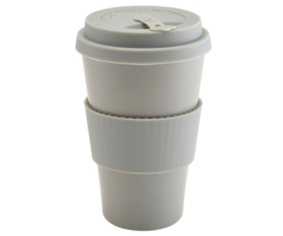 Genware Grey Reusable Bamboo Fibre Coffee Cup 45cl/15.75oz