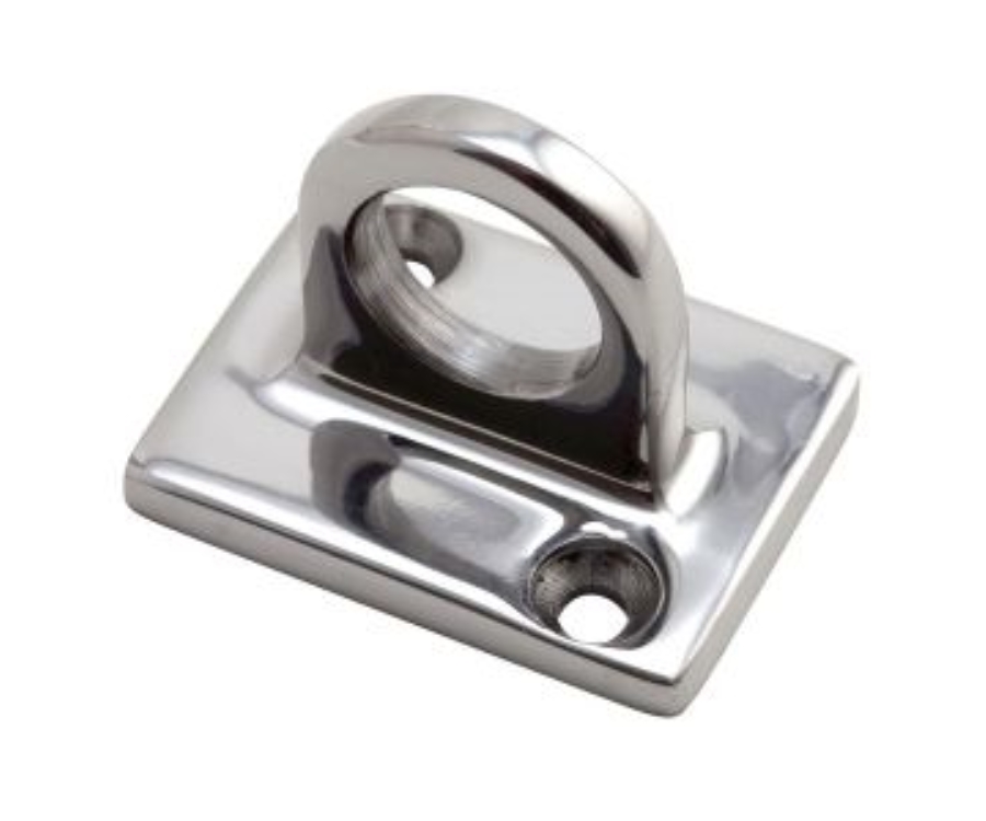Genware Wall Attachment For Barrier Rope - Chrome