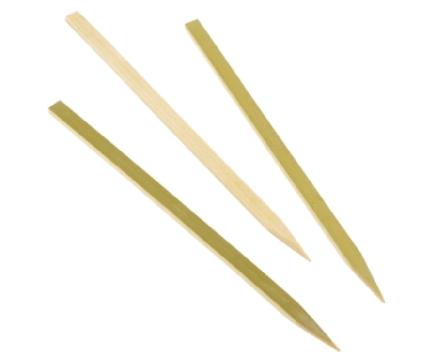 Genware Bamboo Flat Skewers 15cm/6