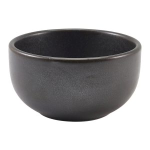 Genware Terra Porcelain Black Round Bowl 11.5cm(Pack of 6)