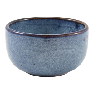 Genware Terra Porcelain Aqua Blue Round Bowl 12.5cm(Pack of 6)