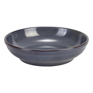 Genware Terra Stoneware Rustic Blue Coupe Bowl 27.5cm(Pack of 6)