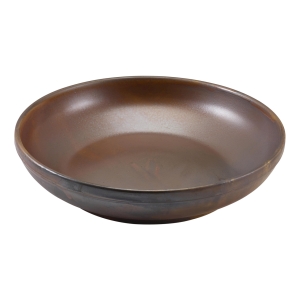 Genware Terra Porcelain Rustic Copper Coupe Bowl 27.5cm(Pack of 6)