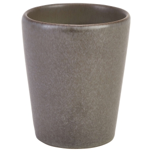 Genware Terra Stoneware Antigo Conical Cup 10cm(Pack of 6)