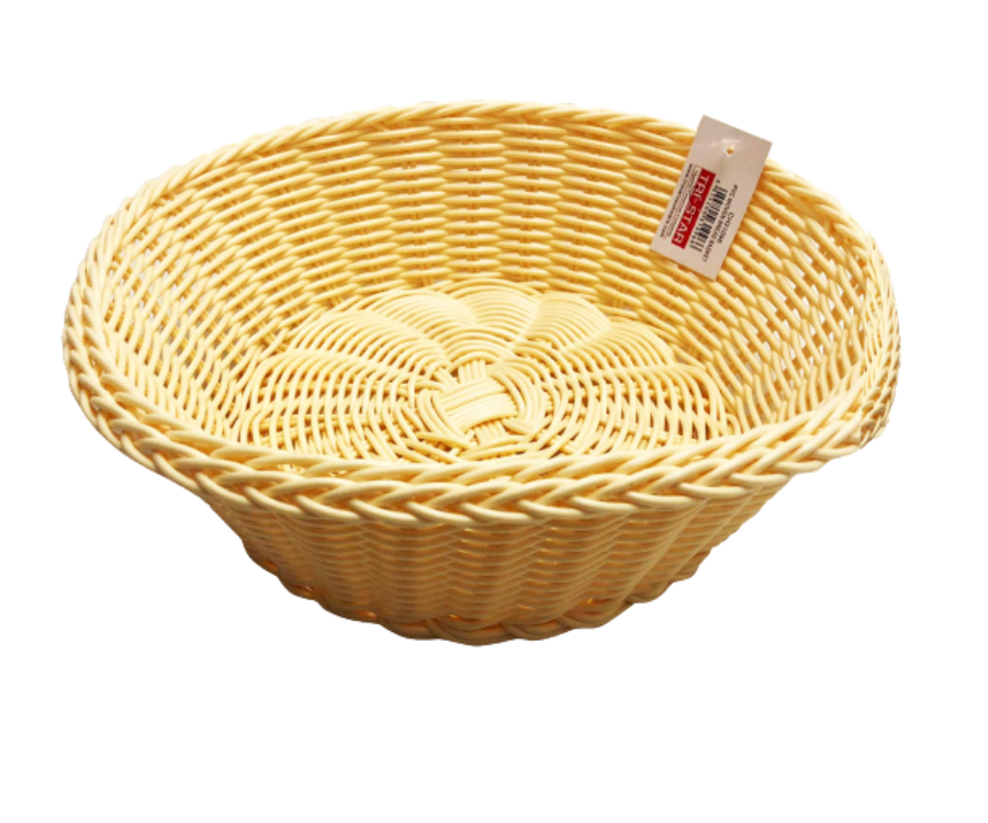 PVC Woven Bread Basket (21cm x 7.5cm)