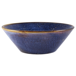 Genware Terra Porcelain Aqua Blue Conical Bowl 19.5cm(Pack of 6)