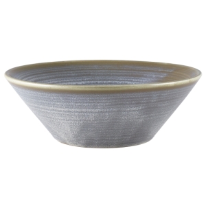 Genware Terra Porcelain Matt Grey Conical Bowl 19.5cm(Pack of 6)