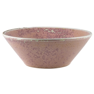 Genware Terra Porcelain Rose Conical Bowl 16cm(Pack of 6)