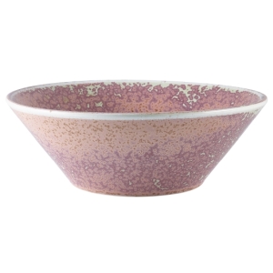 Genware Terra Porcelain Rose Conical Bowl 19.5cm(Pack of 6)