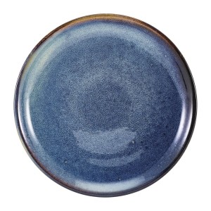 Genware Terra Porcelain Aqua Blue Coupe Plate 19cm(Pack of 6)