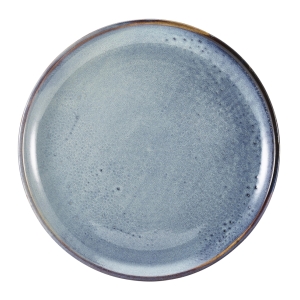 Genware Terra Porcelain Aqua Blue Coupe Plate 27.5cm(Pack of 6)
