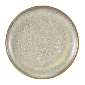 Genware Terra Porcelain Matt Grey Coupe Plate 24cm(Pack of 6)