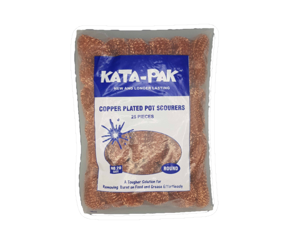 Kata-Pak W20 Small Copper Pot Scourers 15g (Pack of 25)