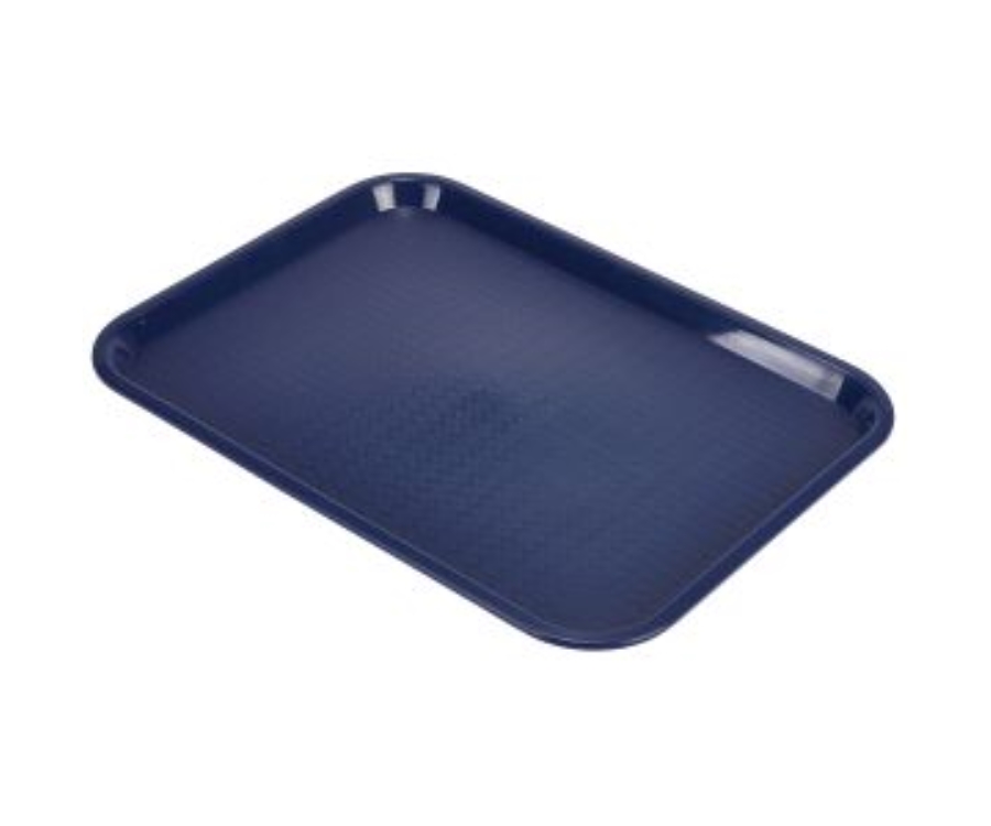 Genware Fast Food Tray Blue Large