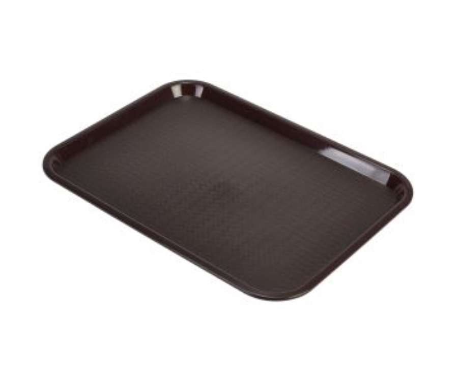 Genware Fast Food Tray Chocolate Large