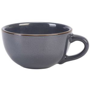 Genware Terra Stoneware Rustic Blue Cup 30cl/10.5oz(Pack of 6)