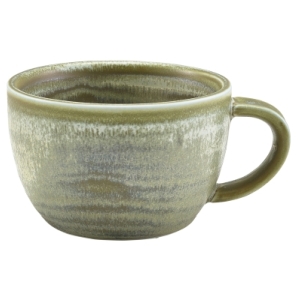 Genware Terra Porcelain Matt Grey Coffee Cup 28.5cl/10oz(Pack of 6)