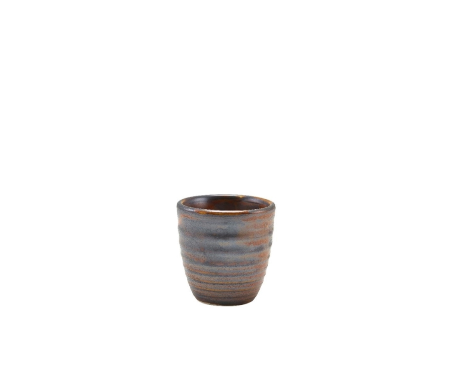 Genware Terra Porcelain Rustic Copper Dip Pot 8.5cl/3oz(Pack of 12)