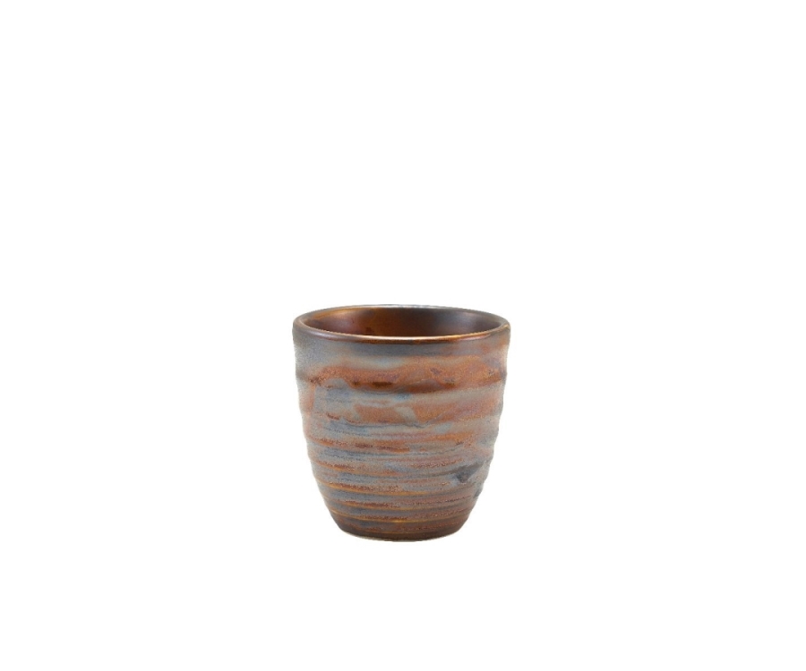Genware Terra Porcelain Rustic Copper Dip Pot 16cl/5.6oz(Pack of 12)