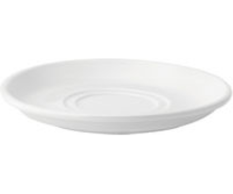 Utopia Pure White Double Well Saucer 7