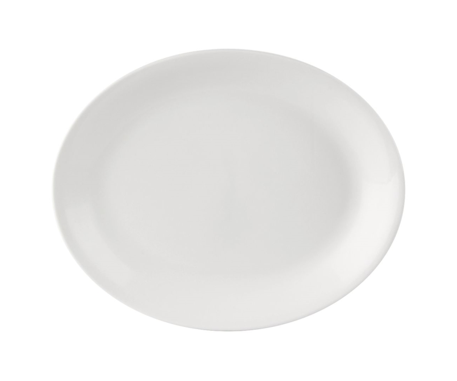 Simply Tableware 24.5 x 19cm Oval Plate (Pack of 6)