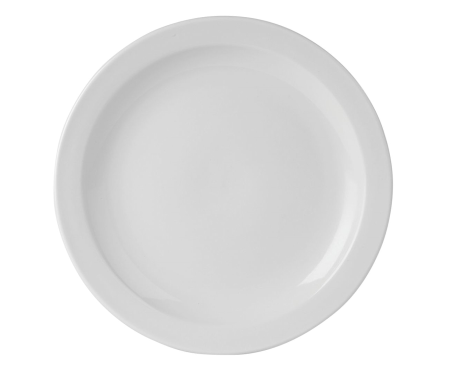 Simply Tableware Narrow Rim Plate 27.5cm/10.75'' (Pack of 4)