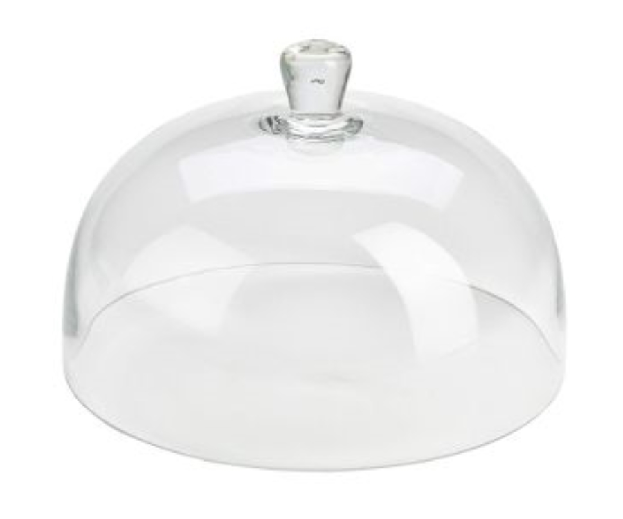 Genware Glass Cake Stand Cover 29.8 x 19cm