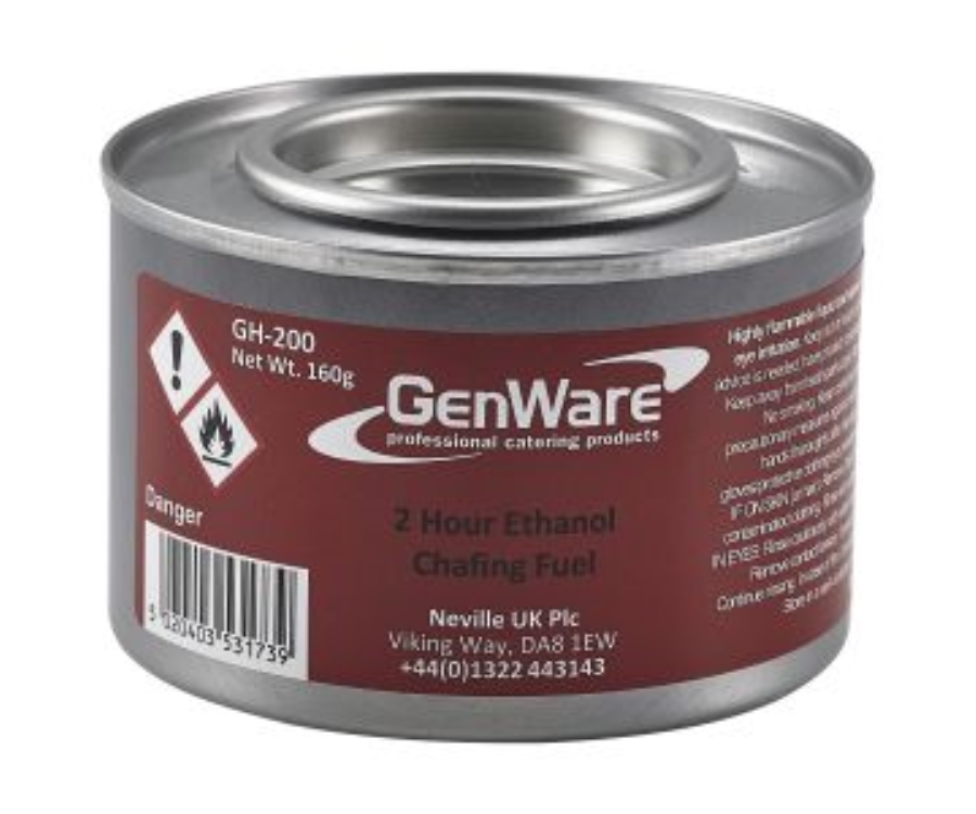 Genware Gen-Heat Ethanol Chafing Fuel 2 Hour(Pack of 36)