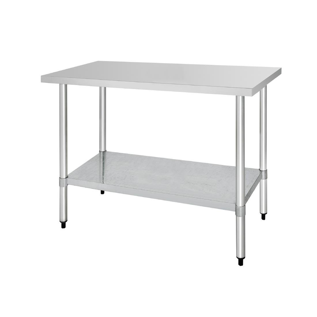 Vogue Stainless Steel Prep Table 600mm (900(H) x 600(W) x 700(D)mm)