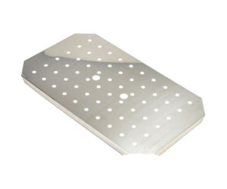 Genware Stainless Steel 1/1 Size Drainer Plate