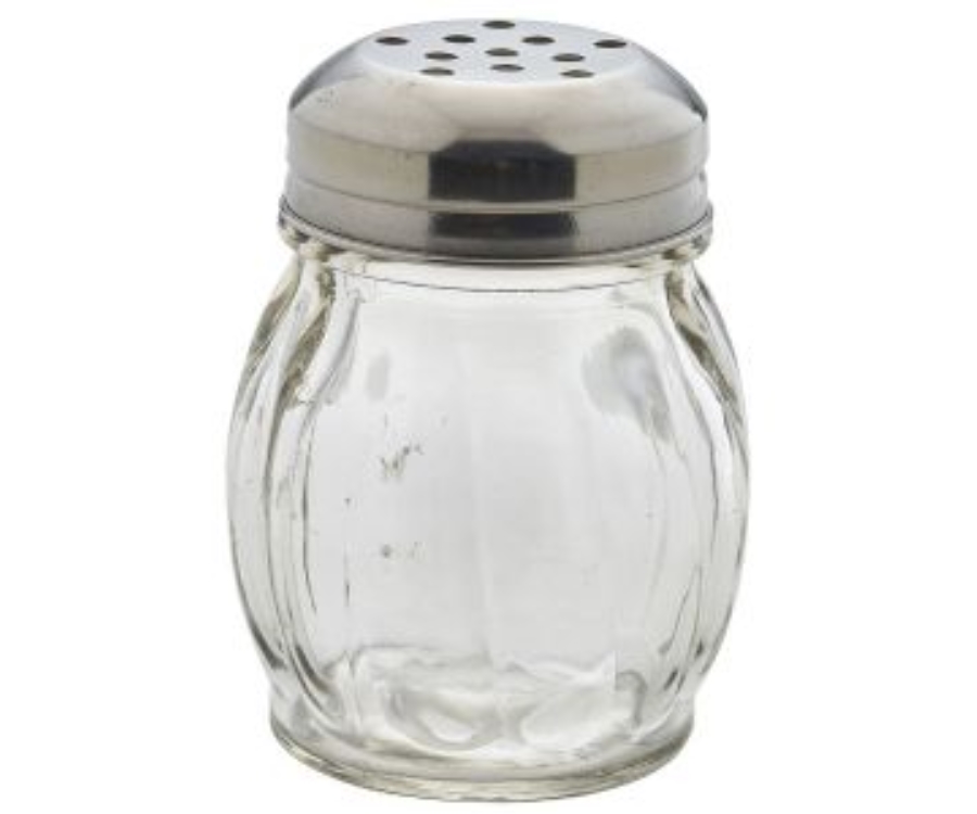 Genware Glass Shaker, Perforated 16cl/5.6oz