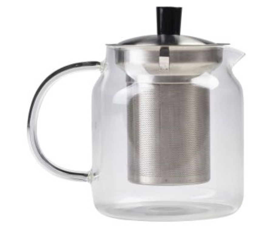 Genware Glass Teapot with Infuser 70cl/24.75oz