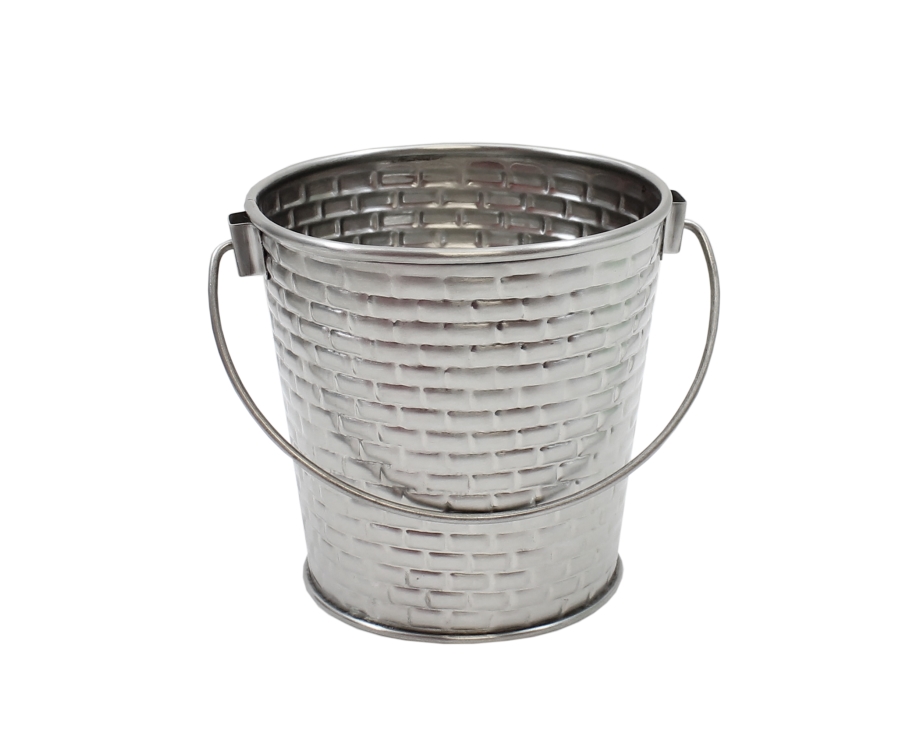 TableCraft Brickhouse Collectionâ„¢ Round Pail with Handle(11cm dia/490 ml)