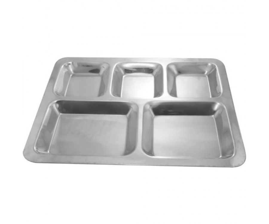 Mastercook 5 Comp Stainless Steel Tray