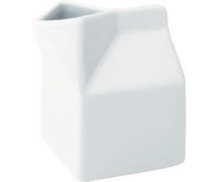 Utopia Titan Ceramic Milk Carton 10.5oz (30cl) (Pack of 6)