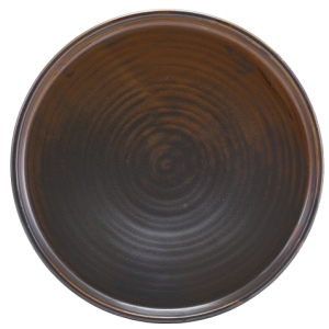 Genware Terra Porcelain Rustic Copper Low Presentation Plate 21cm(Pack of 6)