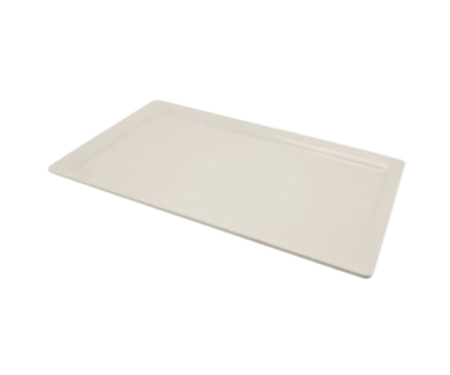 Genware White Melamine Platter GN 1/1 Size 53 X 32cm