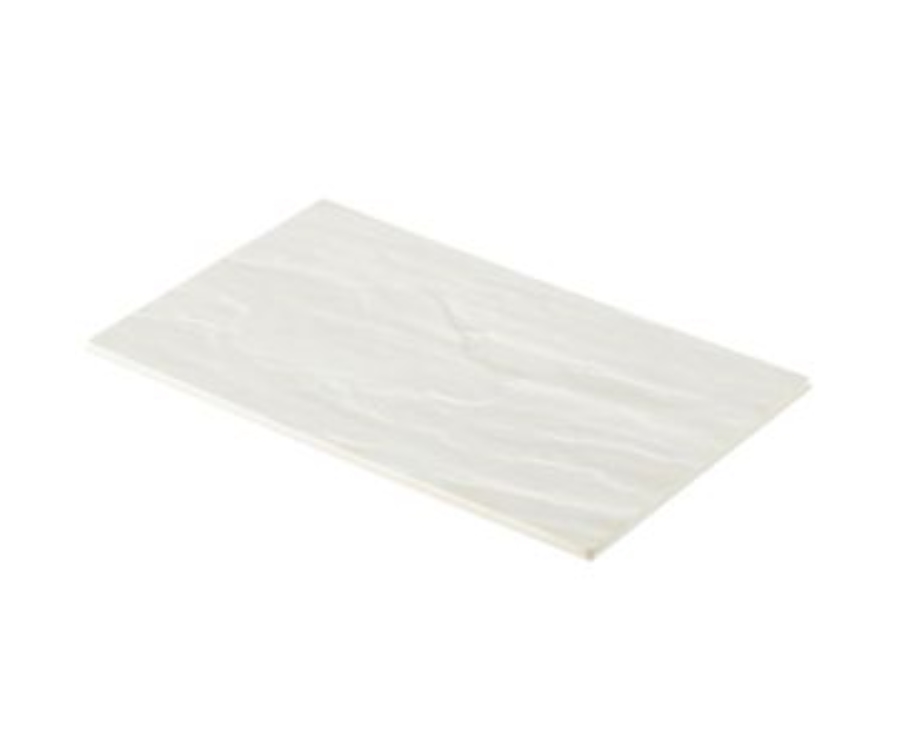 Genware White Slate Melamine Platter GN 1/4 26.5x16cm