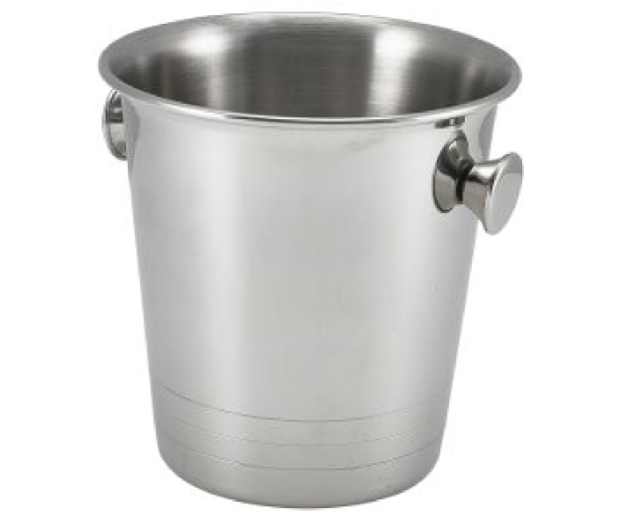 Genware Mini Stainless Steel Ice Bucket 14cm