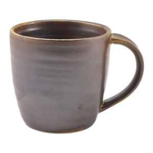 Genware Terra Porcelain Rustic Copper Mug 30cl/10.5oz(Pack of 6)