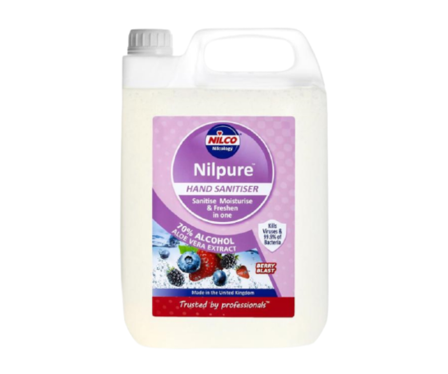 Nilco Nilpure Hand Sanitiser Scented Berry Blast 5ltr(Pack of 4)