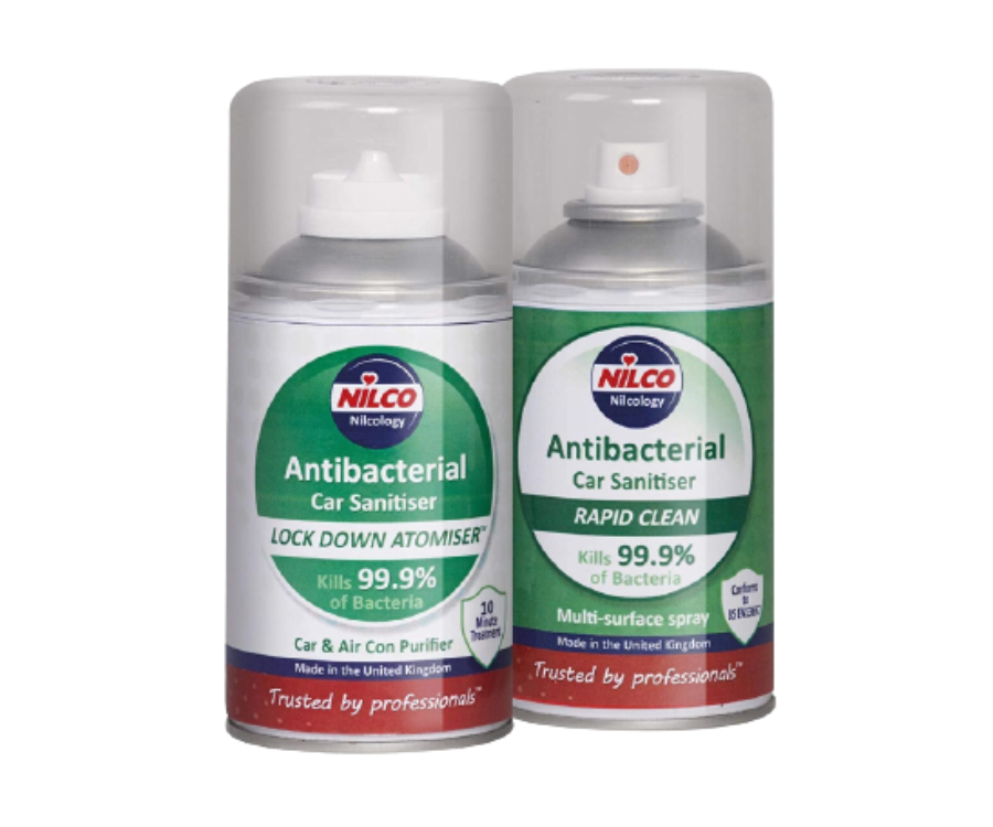 Nilco Antibacterial Car Cleaner & Sanitiser 2 X 150ml(Pack of 3)