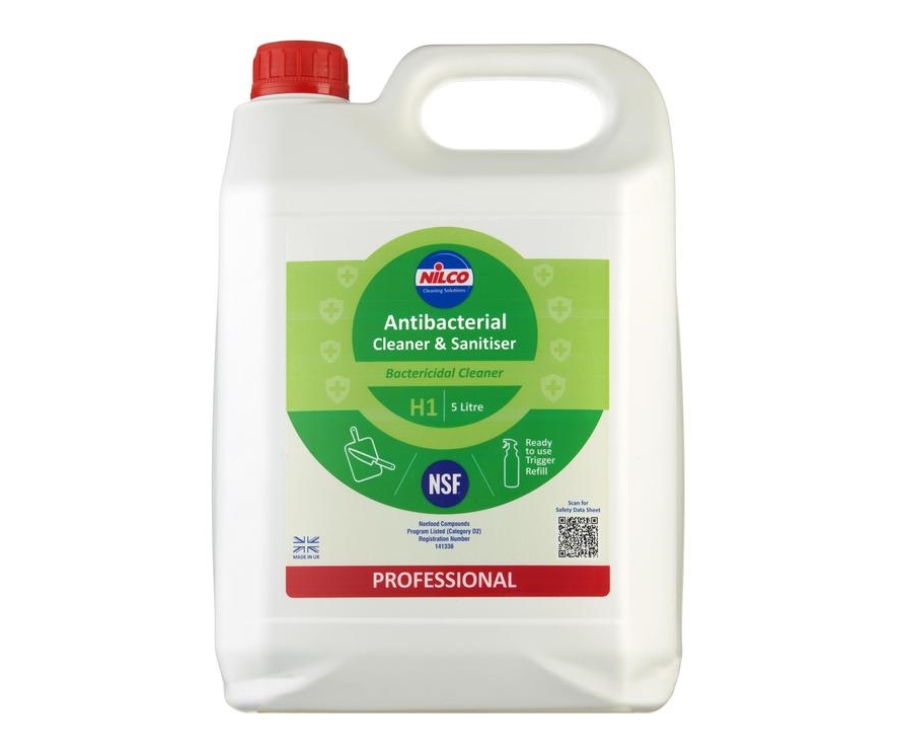 Nilco Antibacterial Cleaner & Sanitiser 5ltr(Pack of 2)