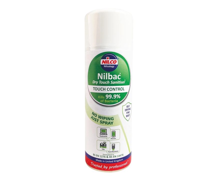 Nilbac Dry Touch Sanitiser Touch Control 400ml(Pack of 12)