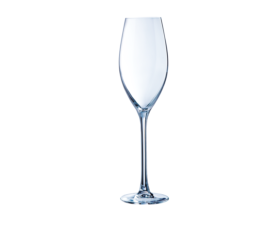 Chef & Sommelier Sequence Flute Glasses (Nucleated) 240 ml / 8 1/2oz(Pack of 24)