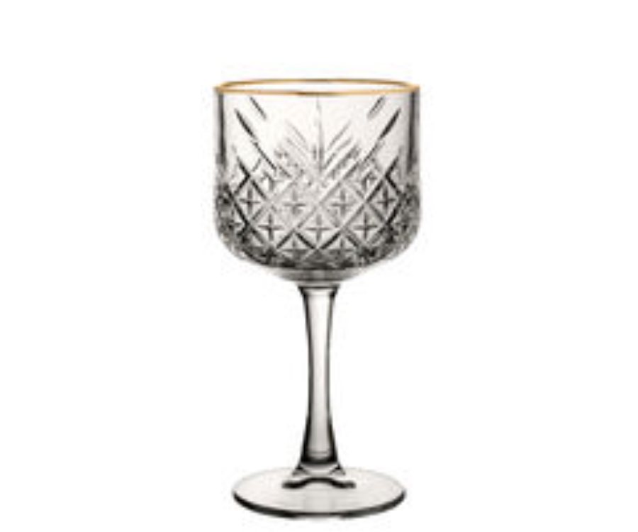 Utopia Timeless Vintage Cocktail Gold Rim Glasses (19.25oz) (Pack of 12)
