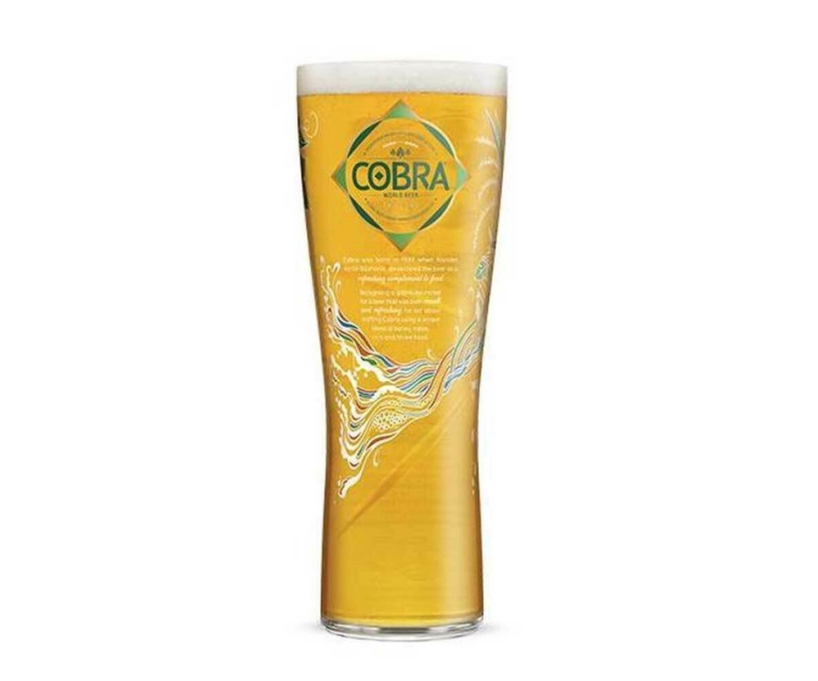 Branded Cobra Beer Glasses CE 1/2pt / 10oz(Pack of 12)