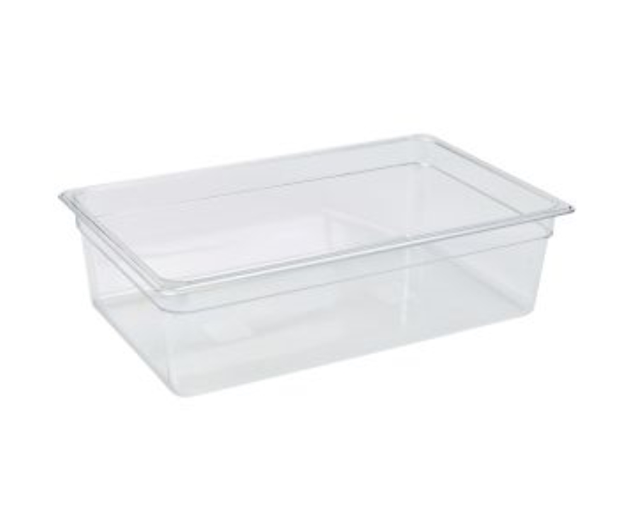 Genware 1/1 -Polycarbonate GN Pan 150mm Clear