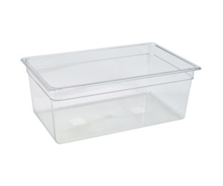 Genware 1/1 -Polycarbonate GN Pan 200mm Clear