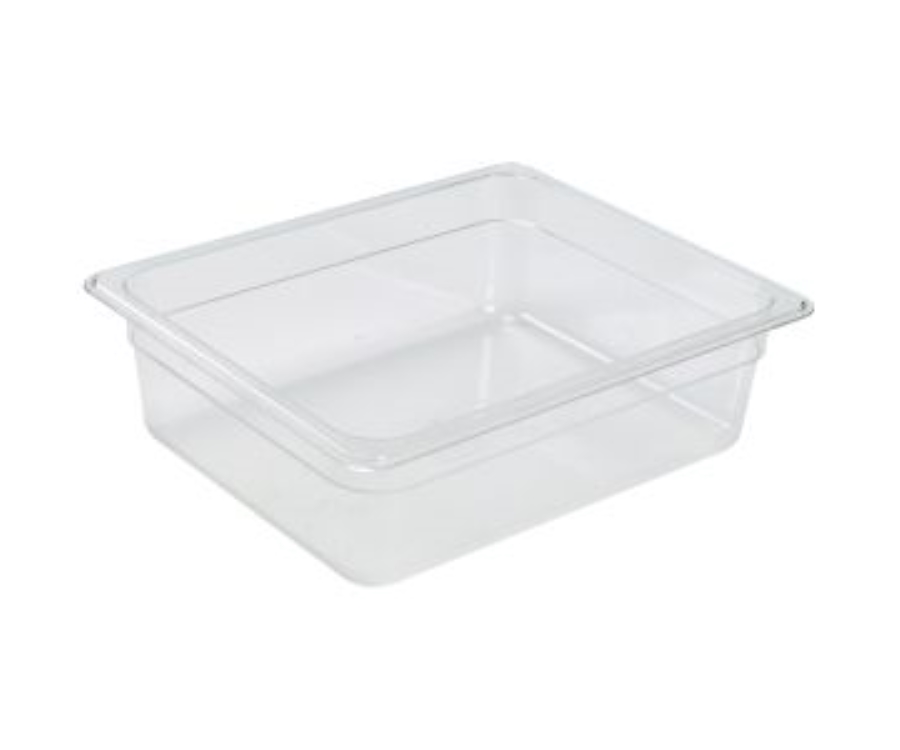 Genware 1/2 -Polycarbonate GN Pan 100mm Clear